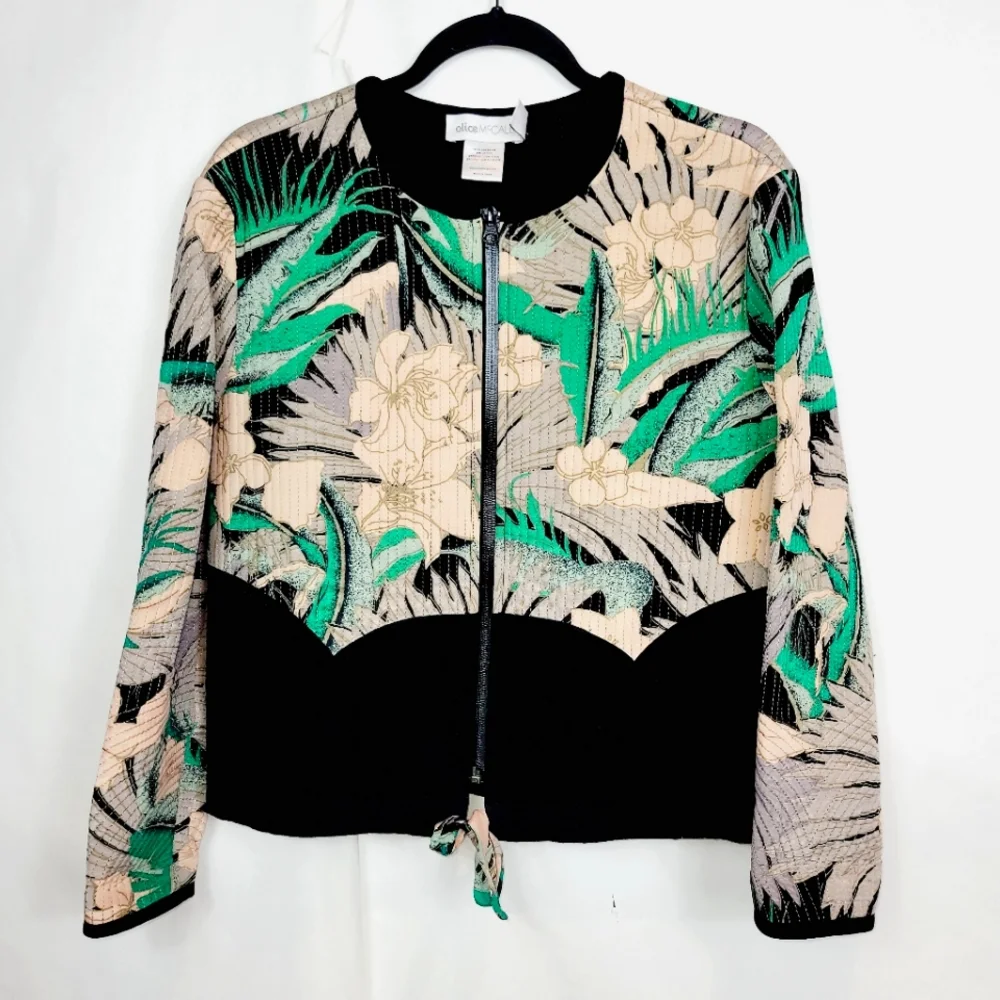 Alice McCall zipper floral jacket - Picture 1 of 5